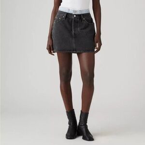 Levi’s Women’s Mini Icon Skirt with Double Waistband